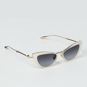 NEW VALENTINO SUNGLASSES GOLD GREY WOMEN EYEWEAR VALENTINO
